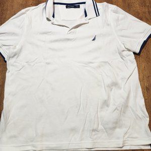 Nautica White Polo Shirt